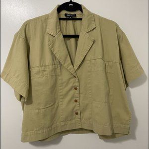 Ilana Kohn Mini Mapes Shirt in Celery sz M